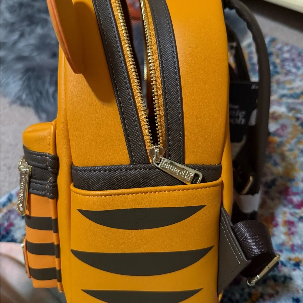Loungefly Disney Tigger Orange Mini Backpack - Picture 6 of 7